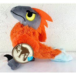 Bark Box Jurassic World Domination PYRORAPTOR Plush Dog Toy Crinkle Squeak M-L